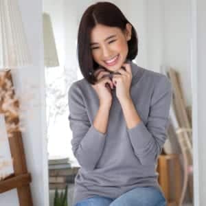 Winter Clothing เช่าเสื้อกันหนาว - Sweater คอเต่า สีเทา - สเว็ตเตอร์ sweater