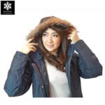 เช่าเสื้อกันหนาว columbia waterproof เฟอร์ เที่ยวต่างประเทศ สีดำ เสื้อโค๊ท เช่าชุดกันหนาว omni heat