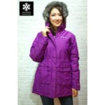 เช่าเสื้อกันหนาว columbia waterproof เฟอร์ เที่ยวต่างประเทศ สีม่วง เสื้อโค๊ท เช่าชุดกันหนาว omni heat