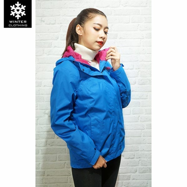 เช่าเสื้อกันหนาว Jacket North face สีน้ำเงิน fleece เช่าชุดกันหนาว เที่ยวต่างประเทศ