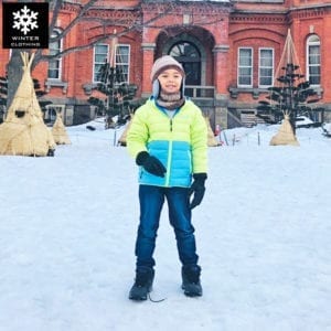 เช่าเสื้อกันหนาวเด็ก Down เสื้อขนเป็ด เที่ยวต่างประเทศ เด็กผู้หญืง เช่าชุดกันหนาว