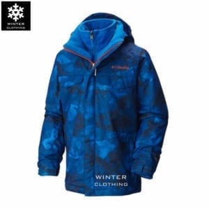 เช่าเสื้อกันหนาวเด็ก adventure Columbia ชุดสกี หิมะ 2layers เช่าชุดกันหนาวเช่าเสื้อกันหนาว