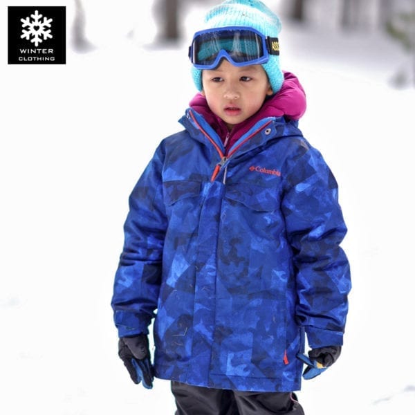 เช่าเสื้อกันหนาวเด็ก adventure Columbia ชุดสกี หิมะ 2layers เช่าชุดกันหนาวเช่าเสื้อกันหนาว
