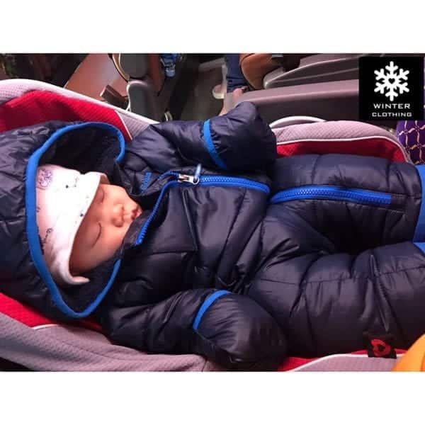 เช่าเสื้อกันหนาวเด็กเล็ก เสื้อกันหนาวเด็กทารก ชุดกันหนาว สีน้ำเงืน เที่ยวต่างประเทศ