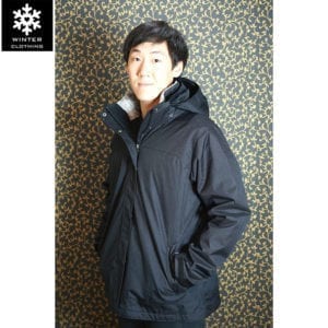 เช่าเสื้อกันหนาว Jacket columbia สีดำ ชุดสกี waterproof เช่าชุดกันหนาว เที่ยวต่างประเทศ
