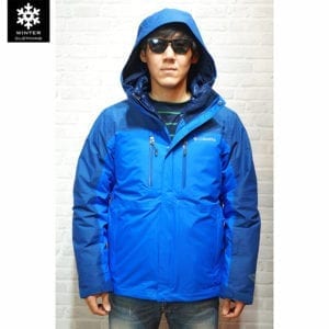 เช่าเสื้อกันหนาว Coat Columbia สีเทา ขนเป็ด waterproof เช่าชุดกันหนาว เที่ยวต่างประเทศ