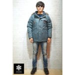 เช่าเสื้อกันหนาว Coat Columbia สีเทา ขนเป็ด waterproof เช่าชุดกันหนาว เที่ยวต่างประเทศ