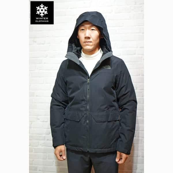 เช่าเสื้อกันหนาว Jacket north face สีดำ waterproof เช่าชุดกันหนาว เที่ยวต่างประเทศ C-MJ037 Men Jacket North Face L - Image 1