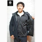 เช่าเสื้อกันหนาว Jacket north face สีดำ waterproof เช่าชุดกันหนาว เที่ยวต่างประเทศ