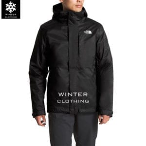 เช่าเสื้อกันหนาว Jacket north face สีดำ ขนห่าน waterproof เช่าชุดกันหนาว เที่ยวต่างประเทศ