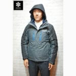 เช่าเสื้อกันหนาว Jacket Columbia สีเทา ขนเป็ด waterproof เช่าชุดกันหนาว เที่ยวต่างประเทศ