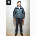 เช่าเสื้อกันหนาว Jacket Columbia สีเทา ขนเป็ด waterproof เช่าชุดกันหนาว เที่ยวต่างประเทศ