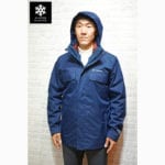 เช่าเสื้อกันหนาว Jacket columbia สีน้ำเงิน waterproof omni_heat เช่าชุดกันหนาว เที่ยวต่างประเทศ