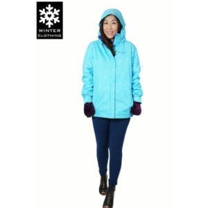 columbia jacket blue เช่าเสื้อกันหนาว เช่าชุดกันหนาว สกี