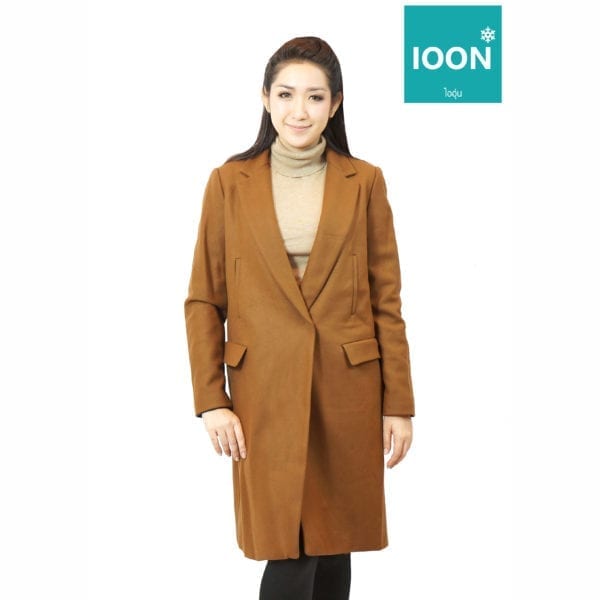 เช่าเสื้อกันหนาว zara เสื้อโค้ท เที่ยวต่างประเทศ สีน้ำตาล wool เช่าชุดกันหนาว fashion