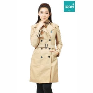เช่าเสื้อกันหนาว zara เสื้อโค้ท Trench_coat เที่ยวต่างประเทศ สีครีม เช่าชุดกันหนาว fashion