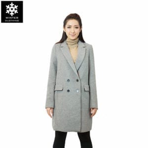 เช่าเสื้อกันหนาว zara เสื้อโค้ท เที่ยวต่างประเทศ สีเทา wool เช่าชุดกันหนาว fashion