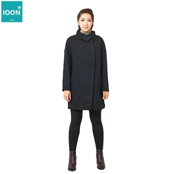 Coat zara black เช่าเสื้อกันหนาว เช่าชุดกันหนาว สีดำ wool Fashion เที่ยวต่างประเทศ