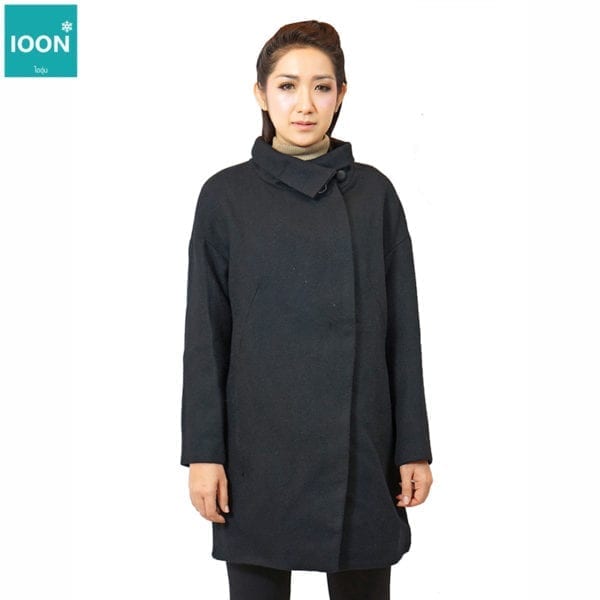 Coat zara black เช่าเสื้อกันหนาว เช่าชุดกันหนาว สีดำ wool Fashion เที่ยวต่างประเทศ