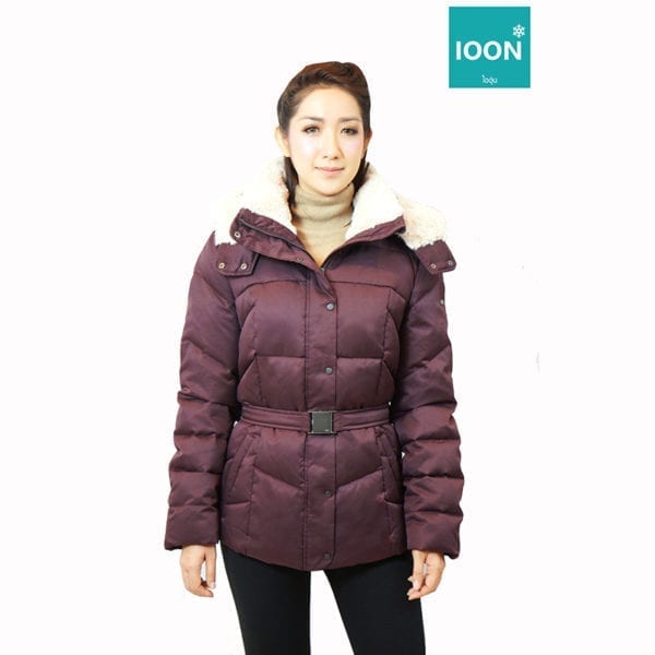 Jacket Esprit สีม่วง เช่าเสื้อกันหนาว เช่าชุดกันหนาว เสื้อขนเป็ด Fashion เที่ยวต่างประเทศ