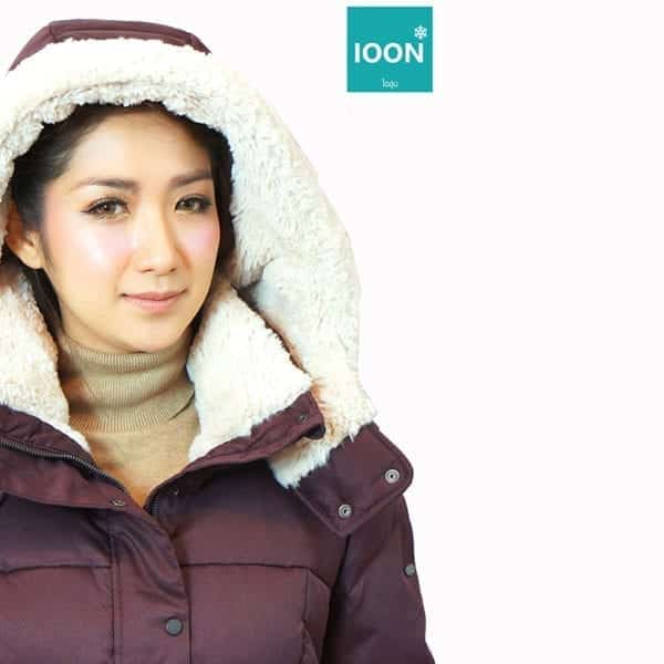 Jacket Esprit สีม่วง เช่าเสื้อกันหนาว เช่าชุดกันหนาว เสื้อขนเป็ด Fashion เที่ยวต่างประเทศ