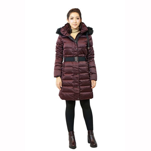 Coat Esprit สีม่วง เช่าเสื้อกันหนาว เช่าชุดกันหนาว เสื้อขนเป็ด Fashion เที่ยวต่างประเทศ