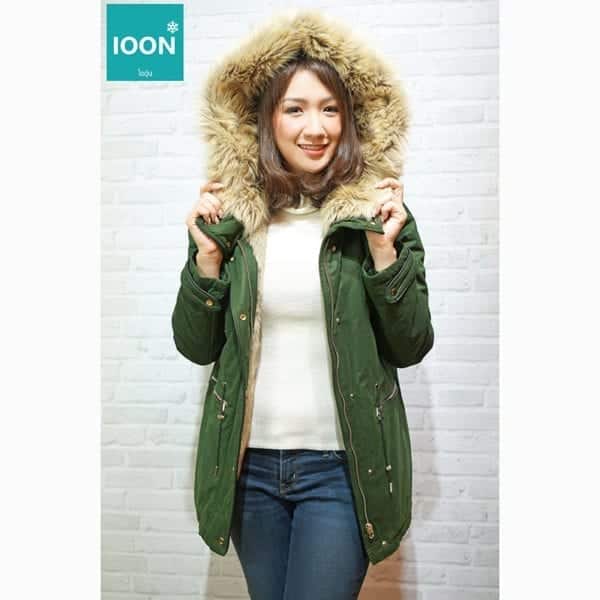 Zara Jacket สีเขียว เช่าเสื้อกันหนาว เช่าชุดกันหนาว Fashion เที่ยวต่างประเทศ