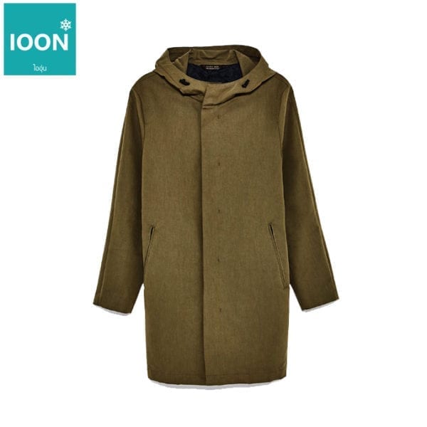 เช่าเสื้อกันหนาว zara เสื้อโค้ท Trench_coat เที่ยวต่างประเทศ สีเทา เช่าชุดกันหนาว fashion