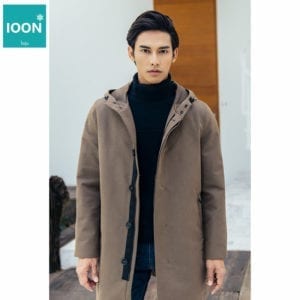 เช่าเสื้อกันหนาว zara เสื้อโค้ท Trench_coat เที่ยวต่างประเทศ สีเทา เช่าชุดกันหนาว fashion