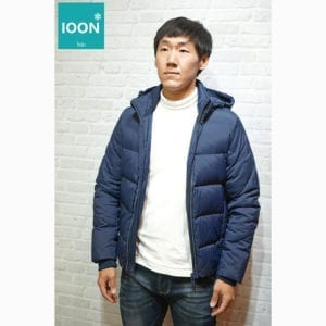 เช่าเสื้อกันหนาว bossini jacket เที่ยวต่างประเทศ สีน้ำเงิน เช่าชุดกันหนาว fashion
