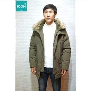 เช่าเสื้อกันหนาว Gap Coat เที่ยวต่างประเทศ สีเขียว เช่าชุดกันหนาว fashion