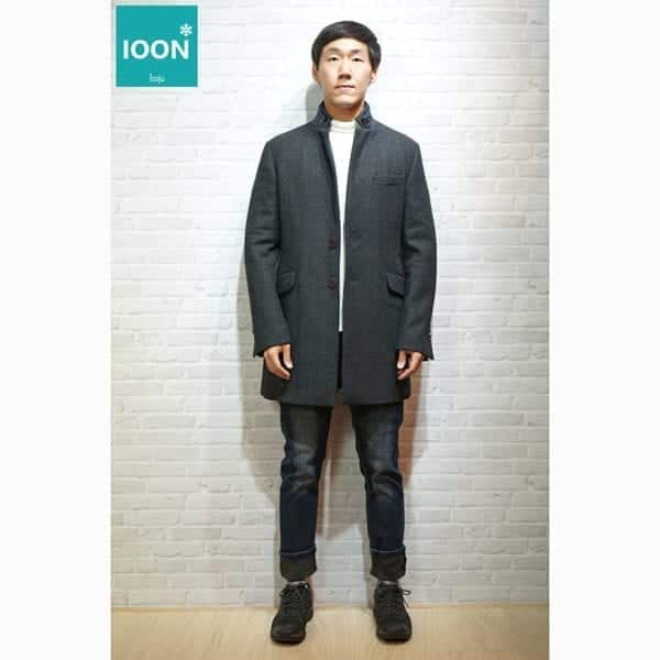 เช่าเสื้อกันหนาว esprit Coat เที่ยวต่างประเทศ สีเทา เช่าชุดกันหนาว fashion