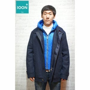 เช่าเสื้อกันหนาว esprit Coat เที่ยวต่างประเทศ สีน้ำเงิน เช่าชุดกันหนาว fashion