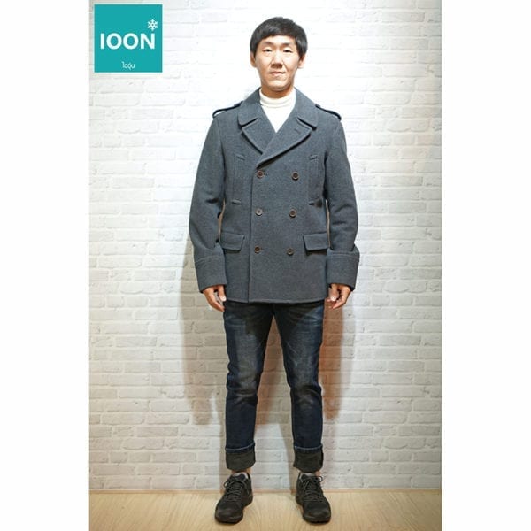 เช่าเสื้อกันหนาว esprit Coat เที่ยวต่างประเทศ สีเทา เช่าชุดกันหนาว fashion