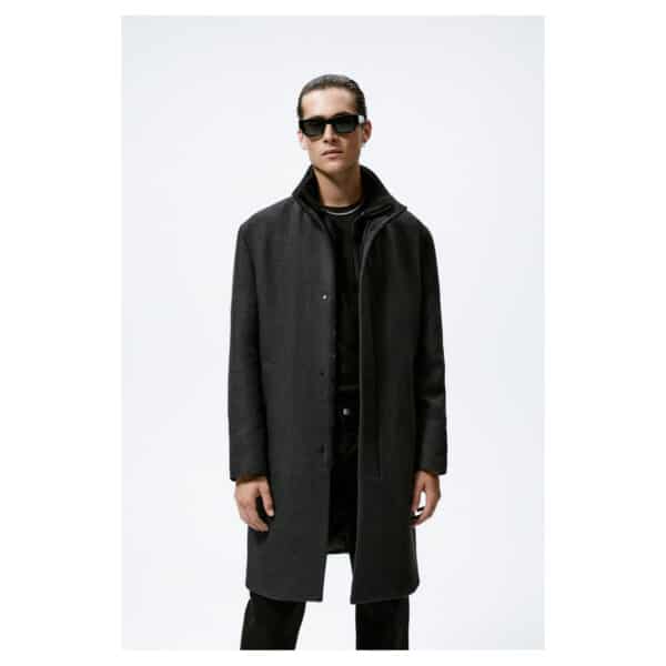5905652801_2_1_1 IO-MJ050 Men Coat Zara XL - Image 1