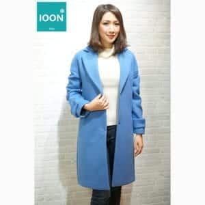 เช่าเสื้อกันหนาว zara เสื้อโค้ท เที่ยวต่างประเทศ สีฟ้า wool เช่าชุดกันหนาว fashion