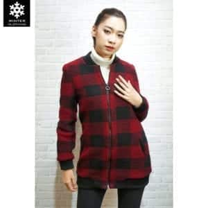 Jacket Esprit สีแดง เช่าเสื้อกันหนาว เช่าชุดกันหนาว Fashion เที่ยวต่างประเทศ ชุดลำลอง