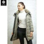 Coat Esprit สีเทา เช่าเสื้อกันหนาว เช่าชุดกันหนาว เสื้อขนเป็ด Fashion เที่ยวต่างประเทศ