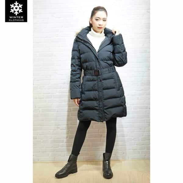Coat Esprit สีดำ เช่าเสื้อกันหนาว เช่าชุดกันหนาว เสื้อขนเป็ด Fashion เที่ยวต่างประเทศ