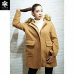 Coat zara เช่าเสื้อกันหนาว เช่าชุดกันหนาว สีครีม wool Fashion เที่ยวต่างประเทศ
