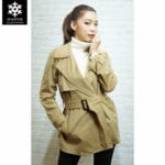 Trench Coat zara หนังกลับ สีครีม เช่าเสื้อกันหนาว เช่าชุดกันหนาว Fashion เที่ยวต่างประเทศ