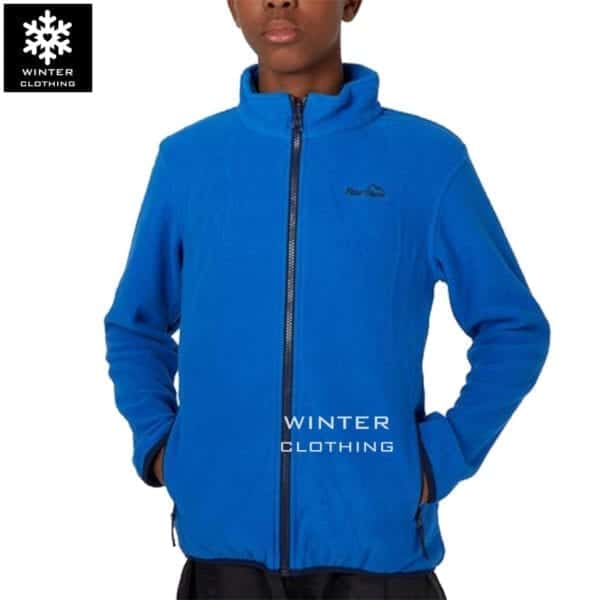 เช่าเสื้อกันหนาว Jacket north face สีน้ำเงิน waterproof เช่าชุดกันหนาว เที่ยวต่างประเทศ