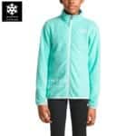 เช่าเสื้อกันหนาว Jacket north face สีฟ้า waterproof เช่าชุดกันหนาว เที่ยวต่างประเทศ