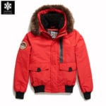 เช่าเสื้อกันหนาว เที่ยวต่างประเทศ Superdry Fur columbia north face สกี เช่าชุดกันหนาว สีแดง