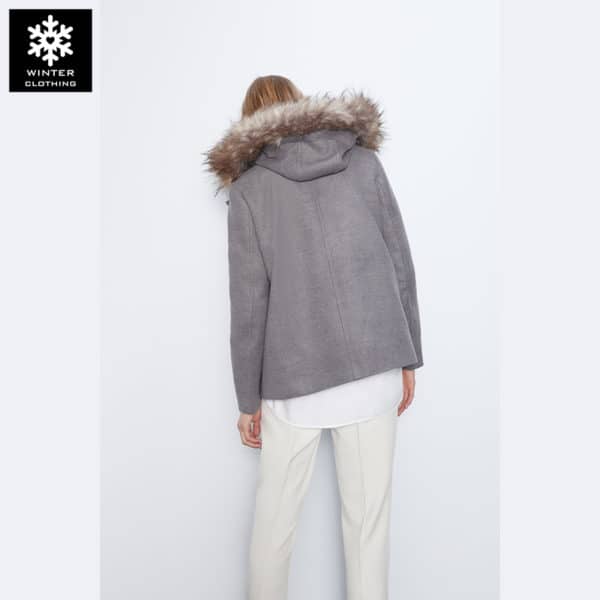 IO-FJ161 Women Coat Zara XL - Image 5