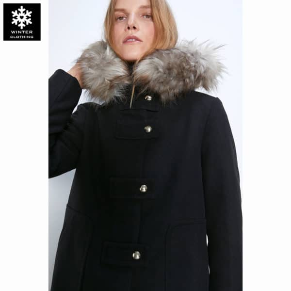 IO-FJ164 Women Coat Zara S - Image 4