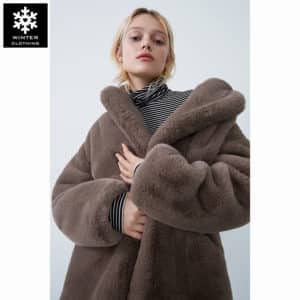 IO-FJ189 Women Fur Zara XS