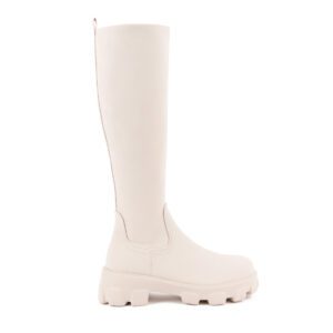 boots white lightweight coatover