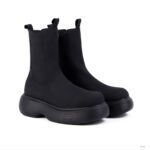 IO-FB017  PLATFORM ANKLE BOOTS Black 39