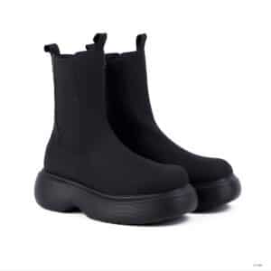 IO-FB018  PLATFORM ANKLE BOOTS Black 40